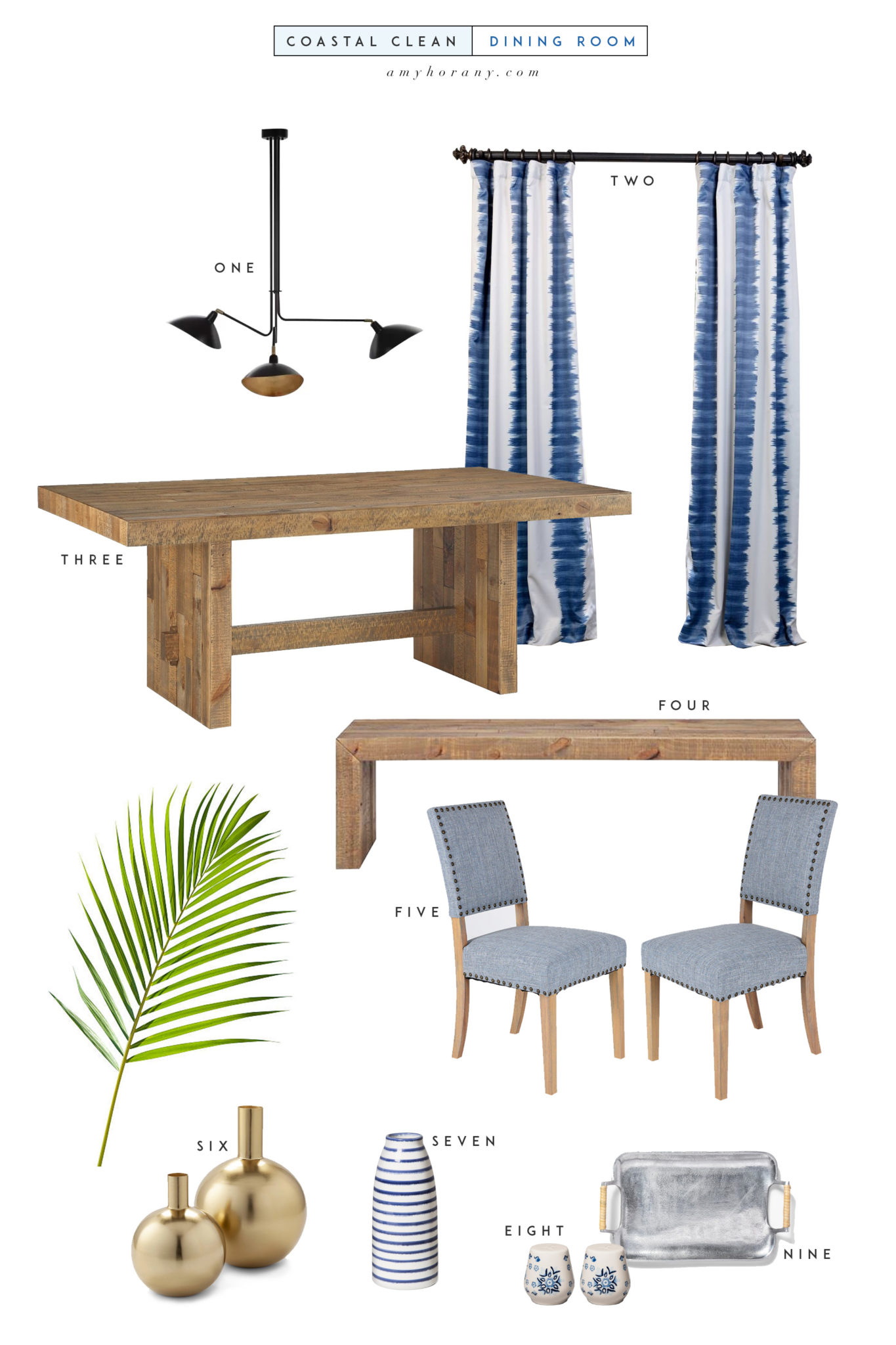 Dining Room Design Board