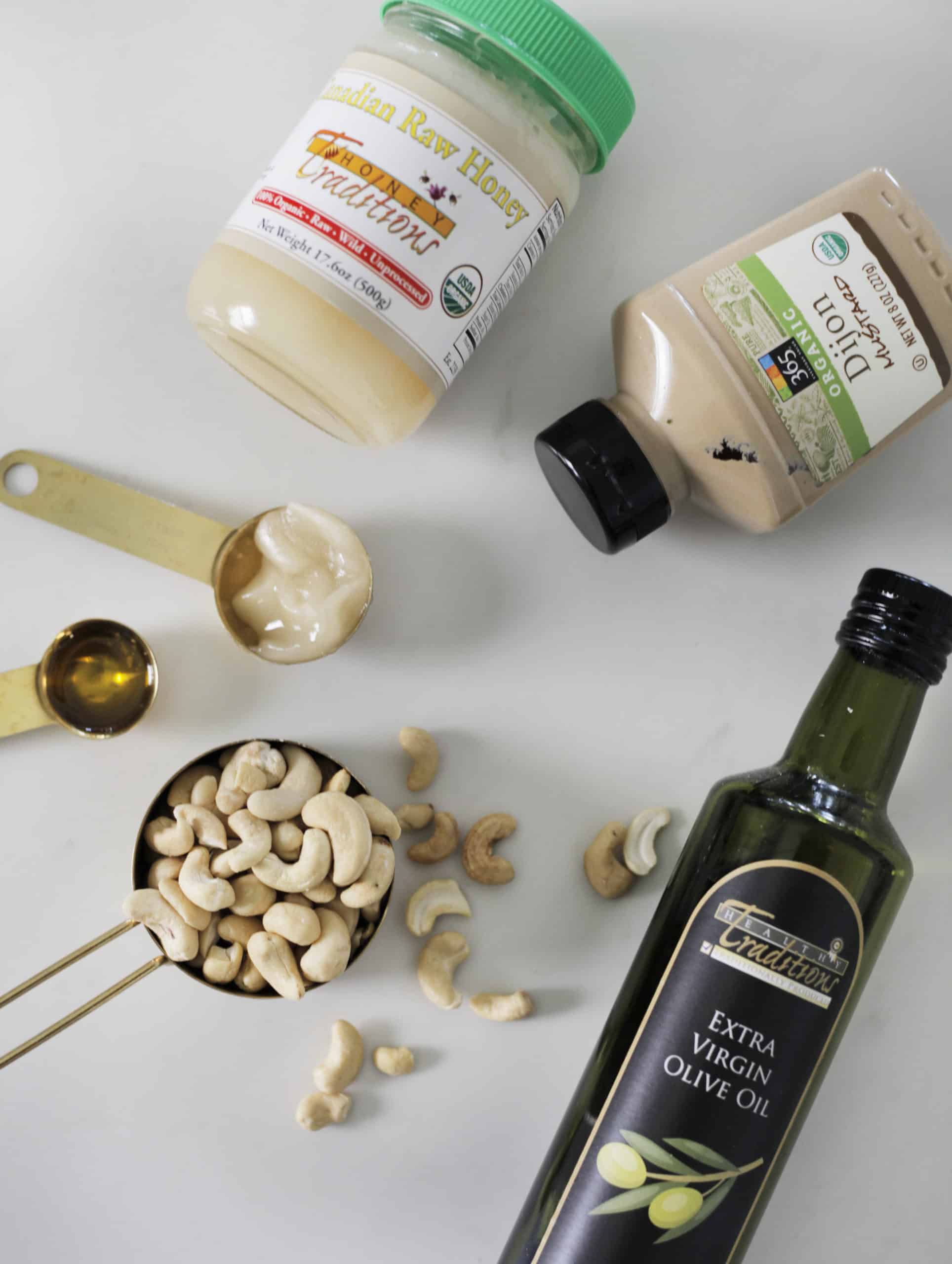 Honey Mustard salad dressing, healthy salad dressing, cashews Honey Mustard salad dressing, healthy salad dressing, cashews