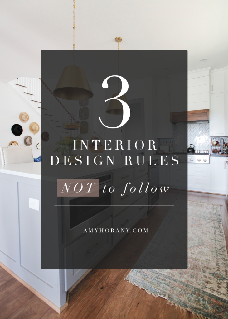 Interior Design Rules Not to Follow