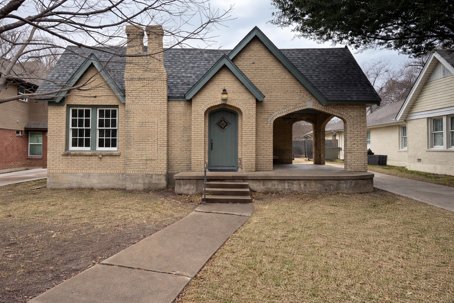 Historic Tudor House Elevation Before